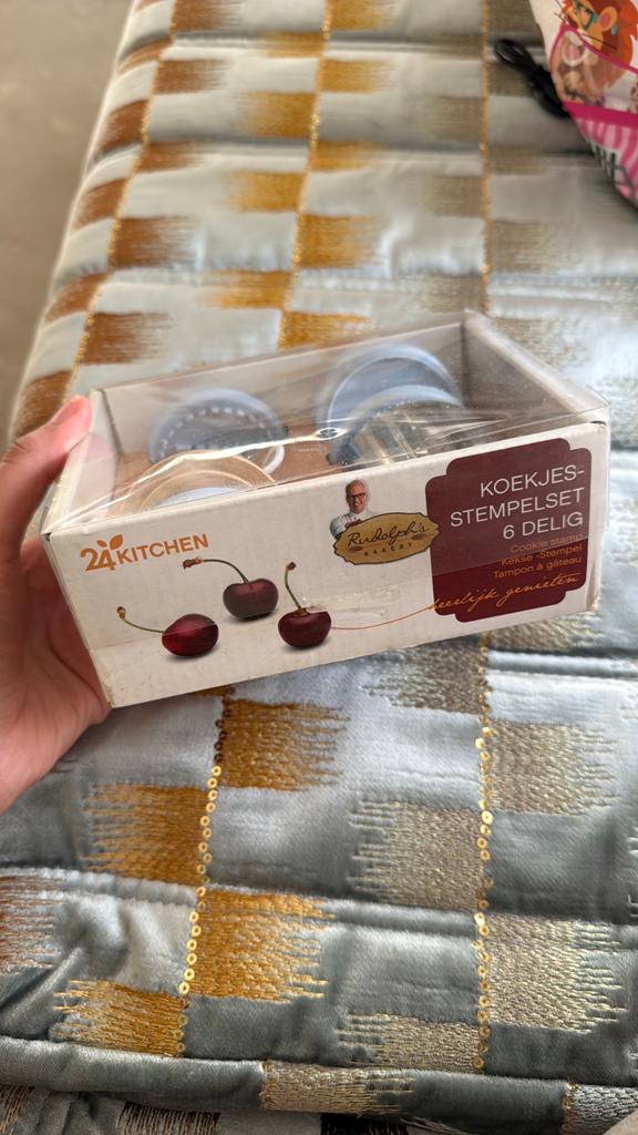 Rudolphs bakery koekjes stempelset, Ophalen, Zo goed als nieuw, Bakvorm