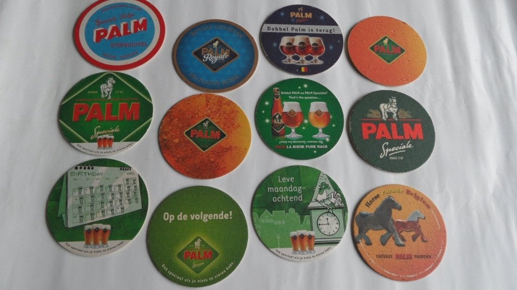 PALM bier viltjes 12 x, Verzenden, Zo goed als nieuw, Gebruiksvoorwerp