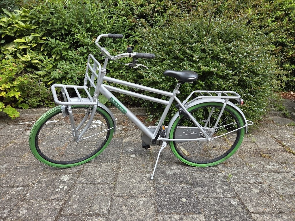 Stoere Popal jongensfiets, Terugtraprem, Gebruikt, Popal, Ophalen