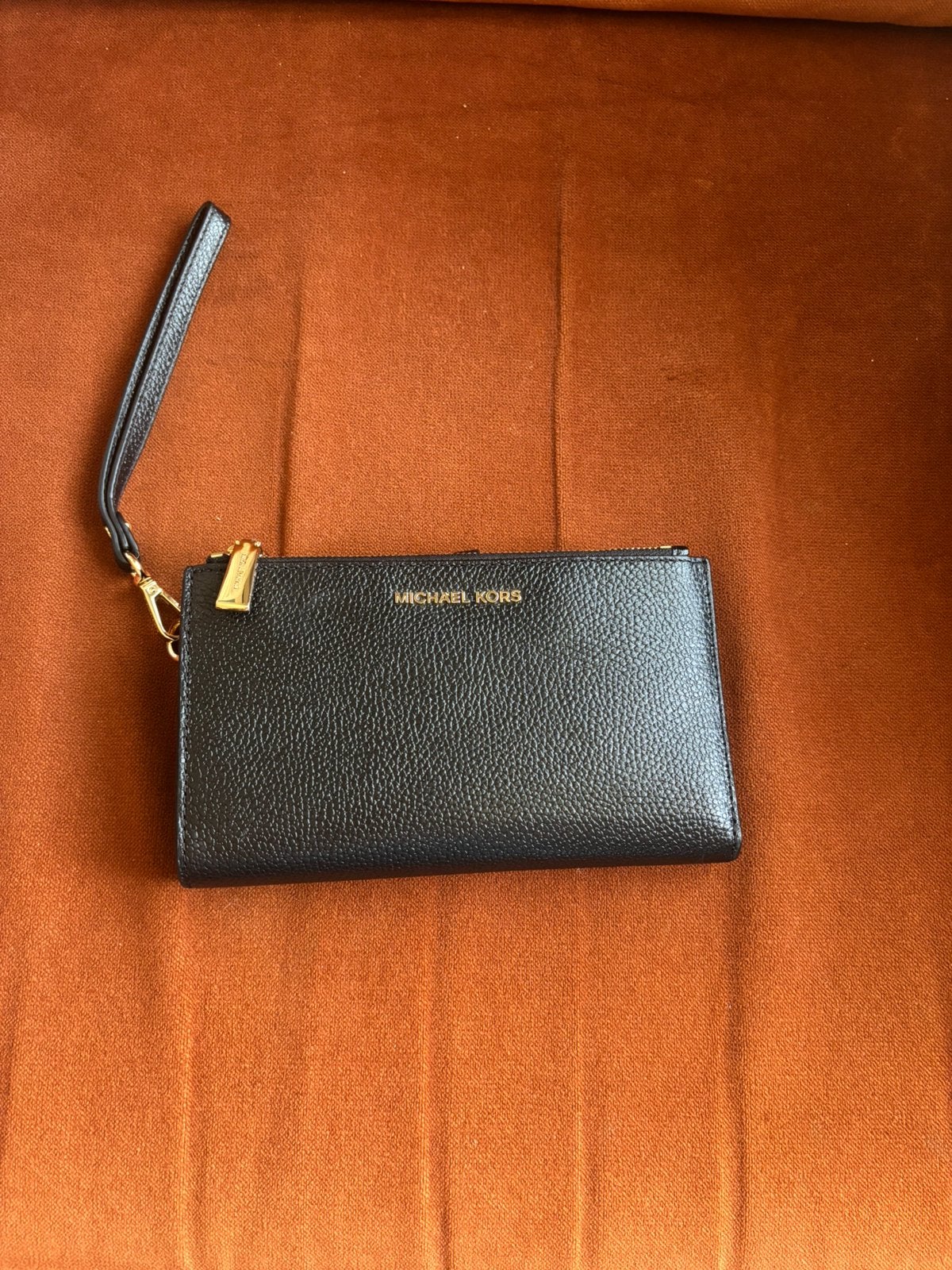 Michael Kors portemonnee, Ophalen of Verzenden, Zo goed als nieuw, Zwart