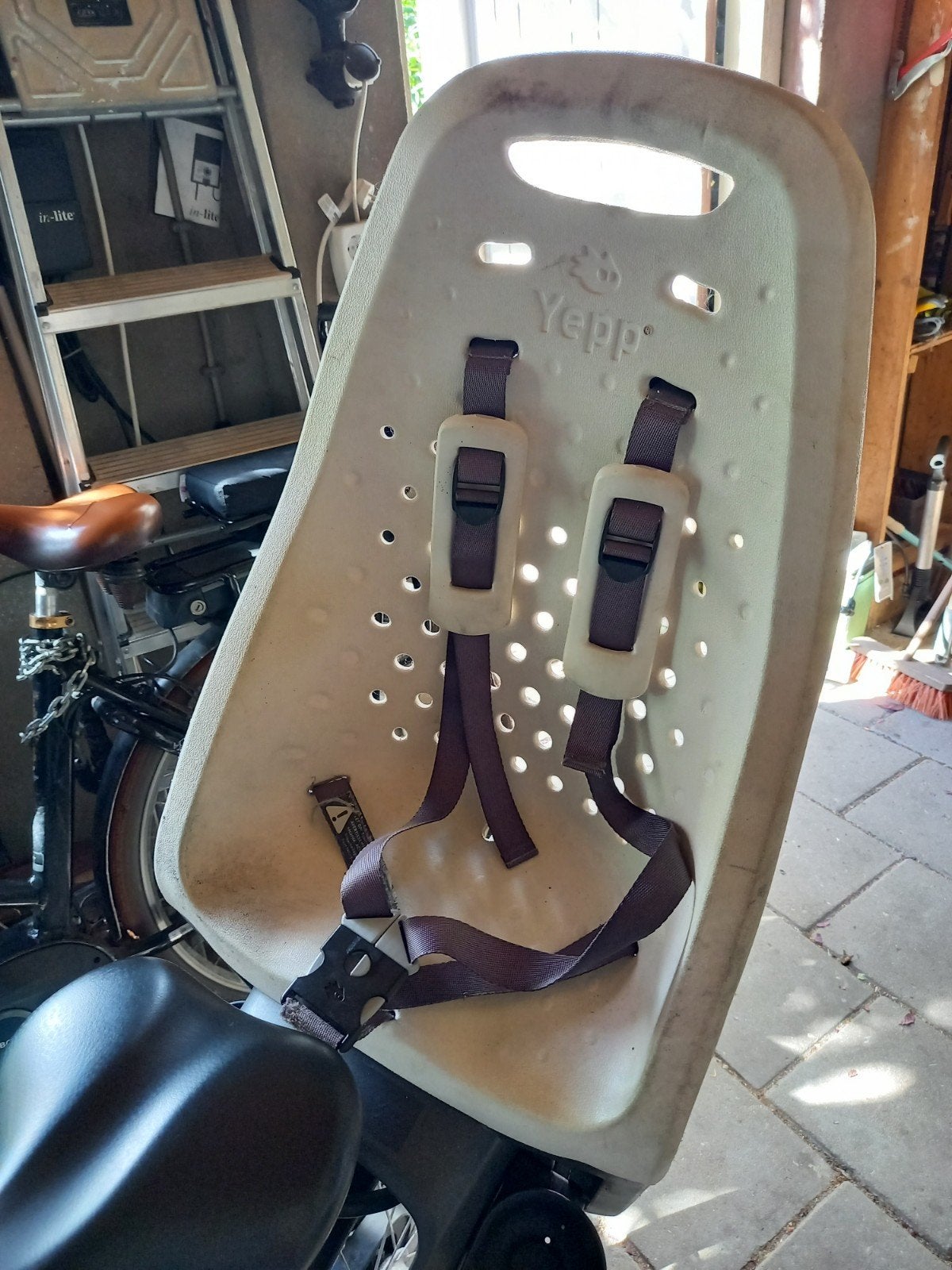 Yepp fietsstoeltje, Fietsen en Brommers, Ophalen, Achterzitje, Yepp (GMG), 9 t/m 18 kg
