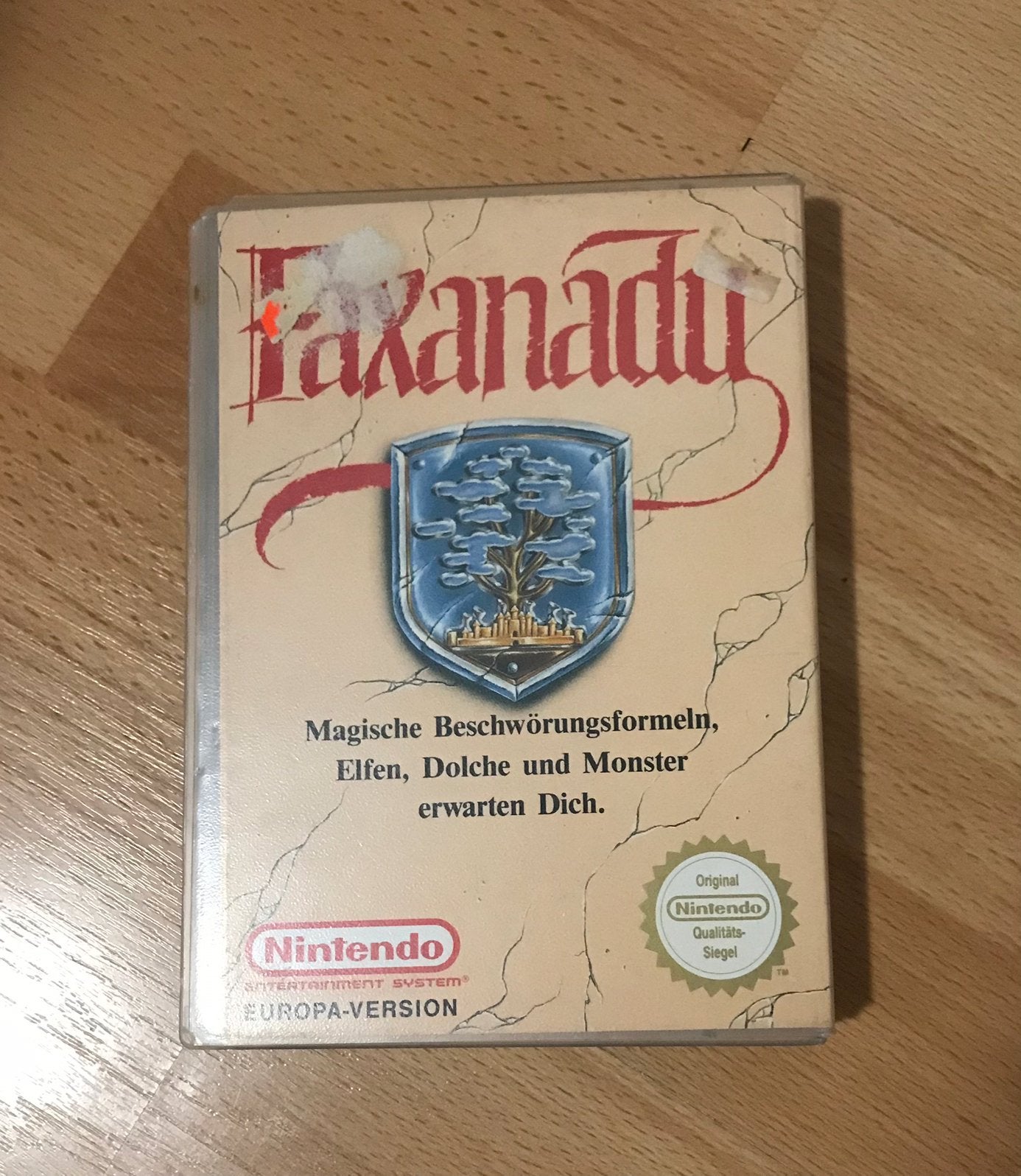 Faxanadu Nintendo NES (ex rental case)., Avontuur en Actie, Gebruikt, 1 speler, Ophalen of Verzenden