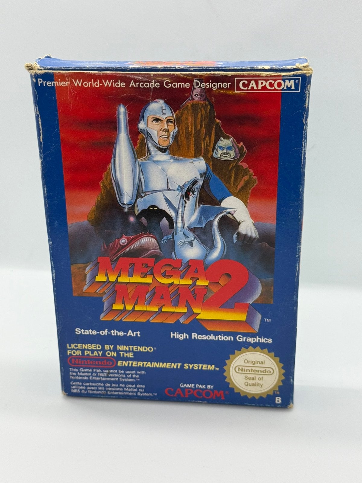 Mega Man 2 II NES Nintendo, Spelcomputers en Games, Games | Nintendo NES, Ophalen, 1 speler, Zo goed als nieuw, Platform