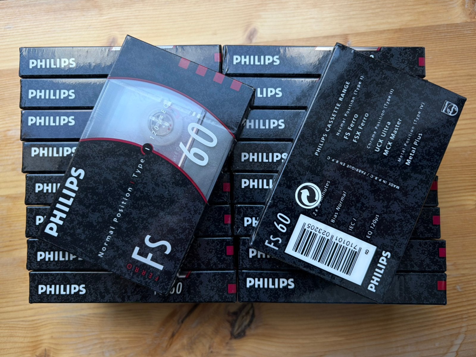 18x Philips Fs 60 gesealed, 2 t/m 25 bandjes, Overige genres, Ophalen of Verzenden, Zo goed als nieuw