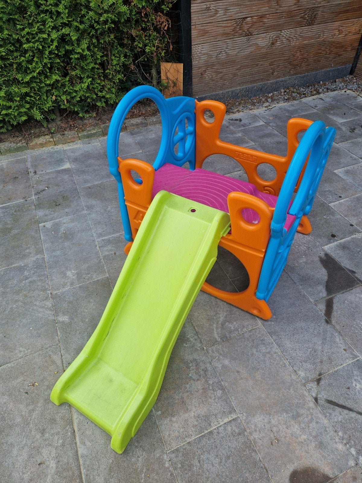 Klimtoestel smoby speeltoetsel glijbaan, Ophalen, Zo goed als nieuw