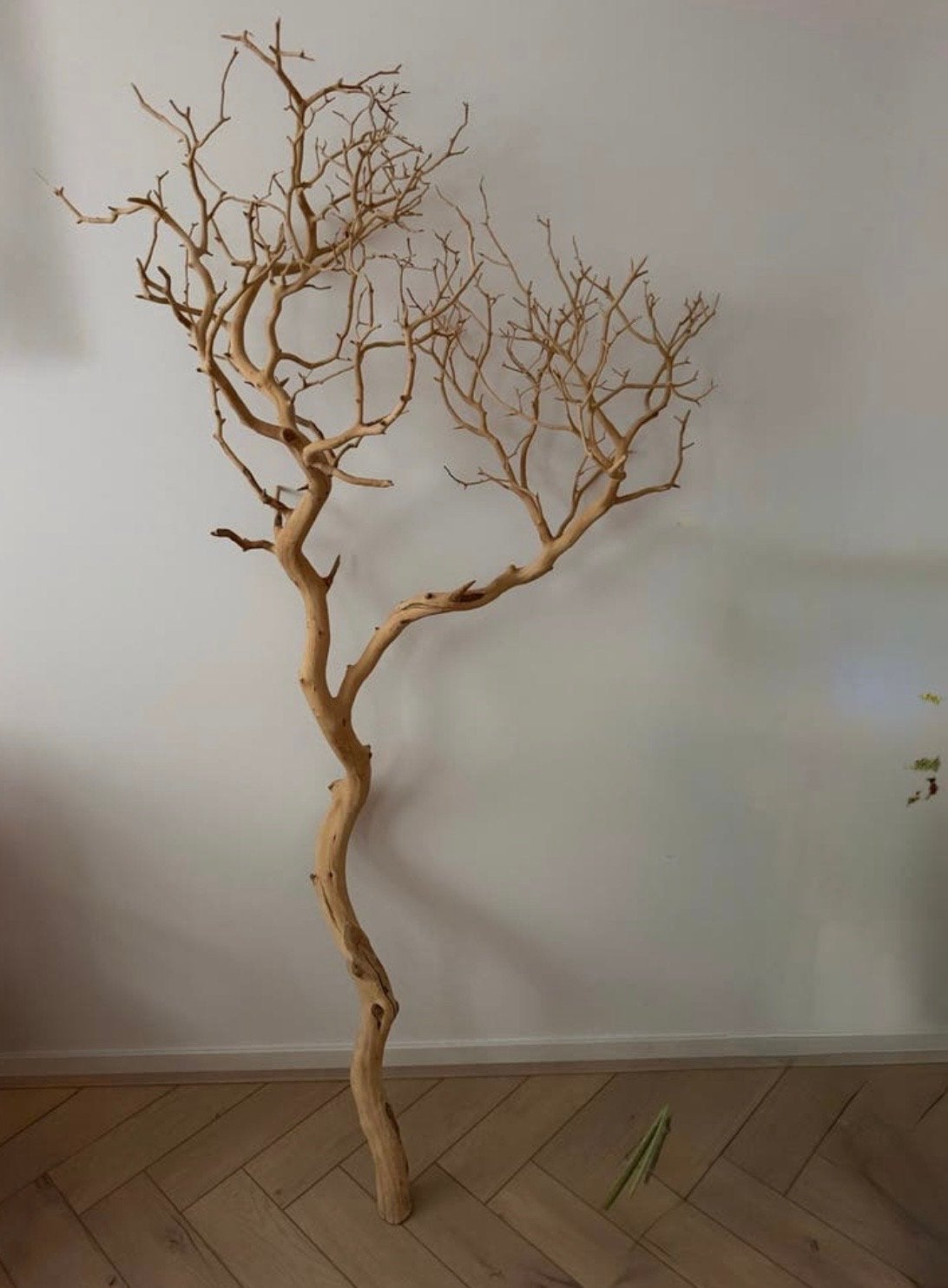 Decoratieve tak / boomstam van natuurlijk hout, Ophalen, Hout, Bruin, Landelijk