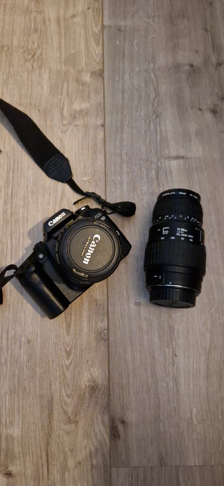 Canon EOS 30 spiegelreflexcamera met 2 lenzen, Ophalen of Verzenden, Gebruikt, Spiegelreflex, Canon