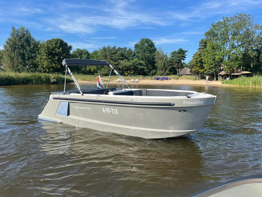 Lago Amore 630 (2021) – Compleet uitgerust — 140 PK Suzuki !, Ophalen, 50 pk of meer, Zo goed als nieuw, 6 tot 9 meter