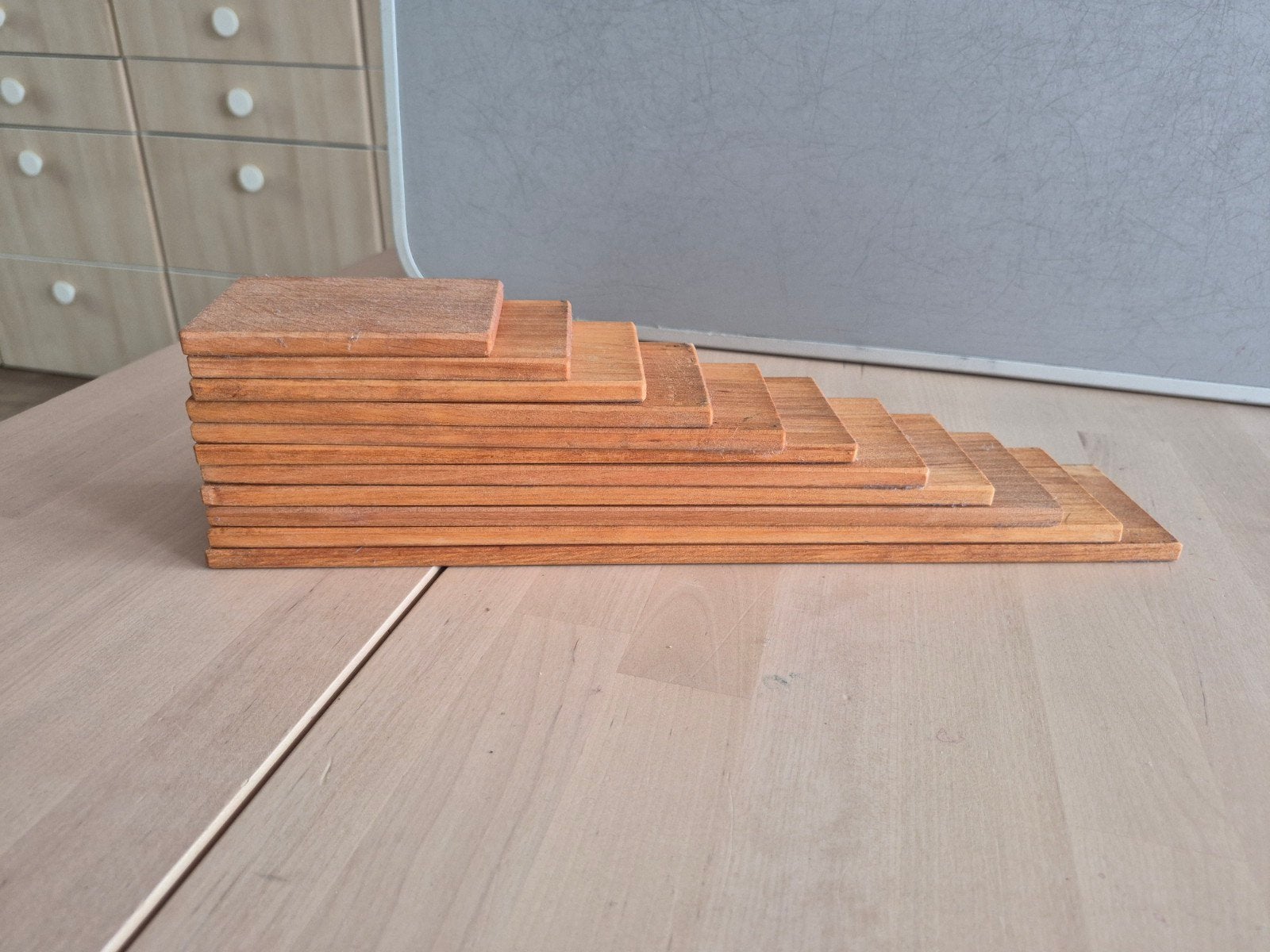 Grimms bouwplaten, compleet (11 stuk), Kinderen en Baby's, Speelgoed | Houten speelgoed, Ophalen of Verzenden, Gebruikt