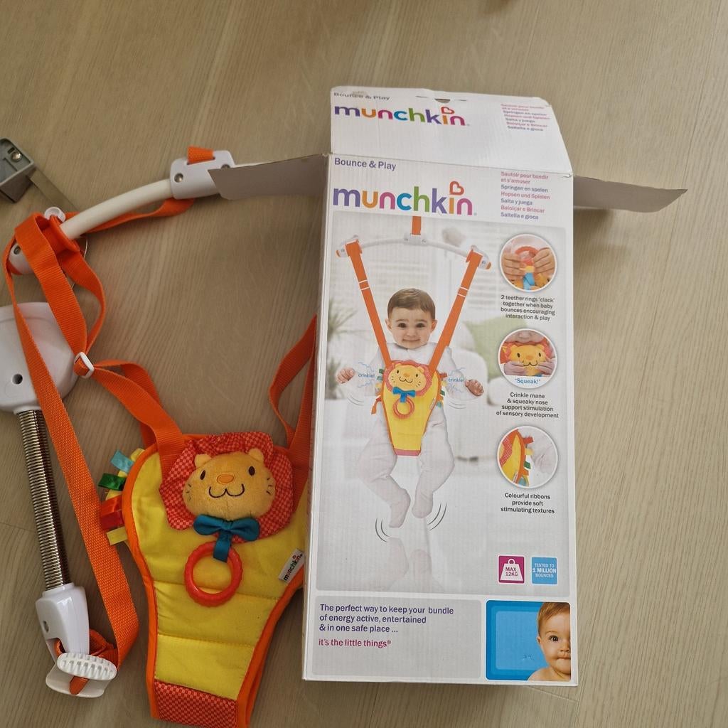 Munchkin Bounce & Play springveer voor actieve baby's, Kinderen en Baby's, Ophalen, Gebruikt, Overige typen