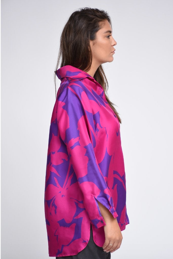 AVDW Antwerp prachtige zijden blouse OS / M nieuwstaat, Maat 38/40 (M), AVDW Antwerp, Zo goed als nieuw, Meerkleurig