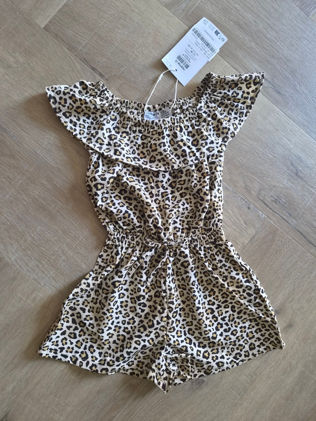 Nieuwe Jumpsuit met Luipaardprint - Maat 86, Kleding | Dames, Jumpsuits, Name It, Ophalen of Verzenden, Nieuw, Overige kleuren