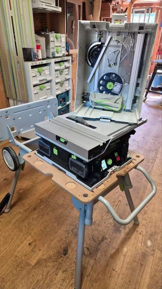 Festool CSC sys 50 afkortzaag in systainer formaat!, Doe-het-zelf en Verbouw, Ophalen, Nieuw, Afkortzaag, 30 tot 70 mm
