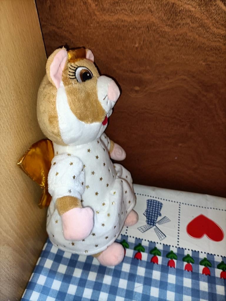 Ah hamster engel knuffel, Ophalen of Verzenden, Zo goed als nieuw, Overige typen