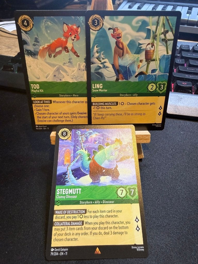 Disney Lorcana TCG - Rares & SR (1euro/piece) Sets1,12,11, Ophalen, Overige figuren, Beeldje of Figuurtje