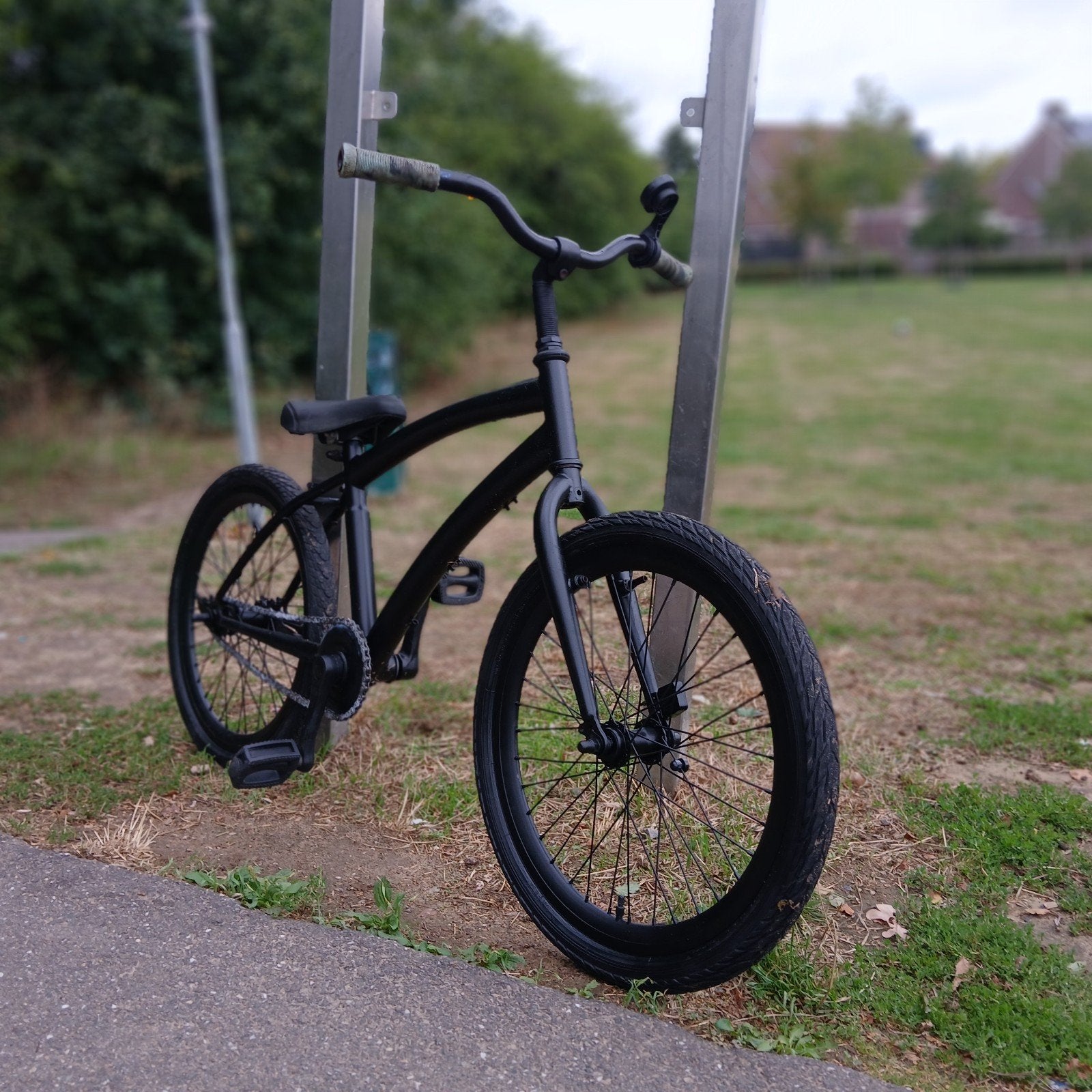 Zwarte BMX fiets, Staal, 20 tot 24 inch, Ophalen of Verzenden, Zo goed als nieuw