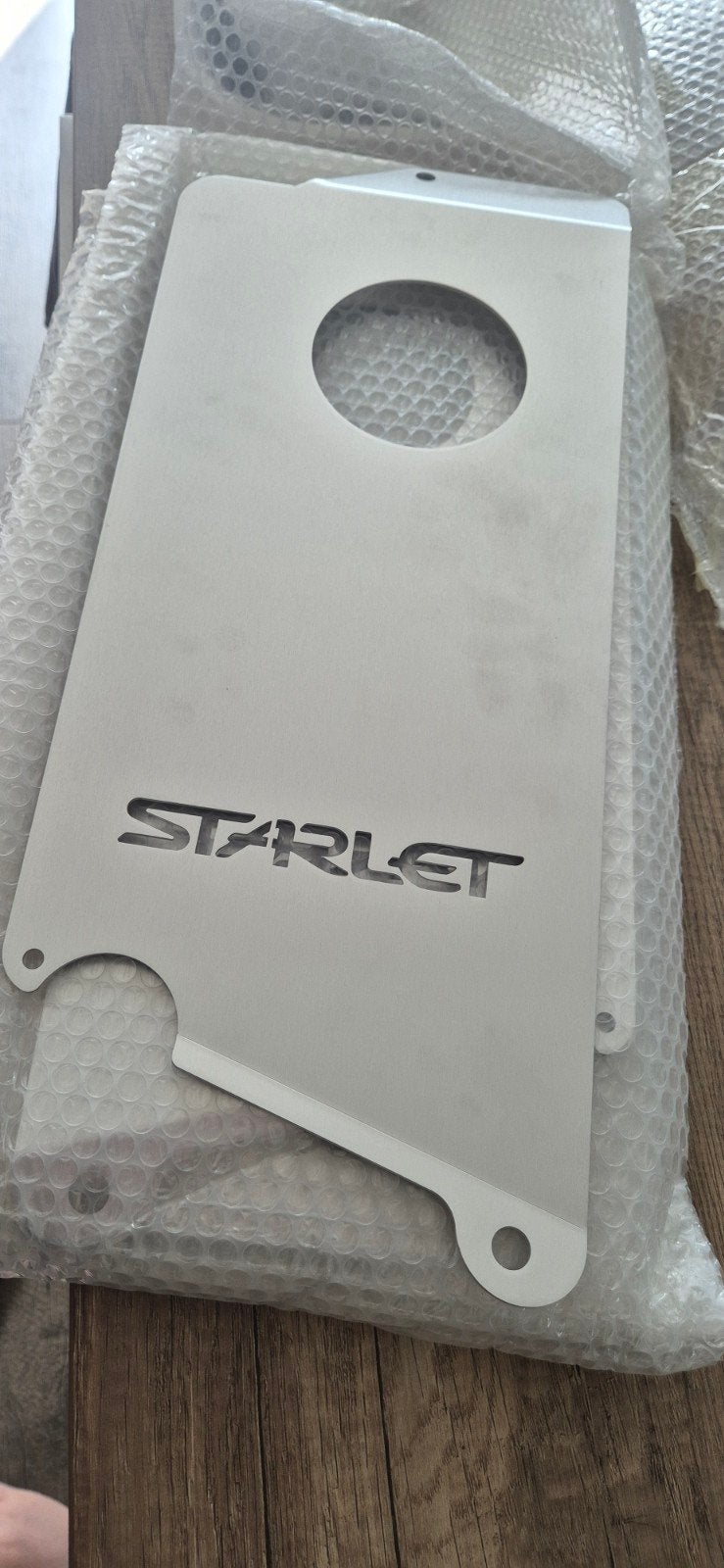 Starlet P8 Motor Opschoon Plaat - Aluminium Laser Gesneden, Ophalen of Verzenden, Nieuw