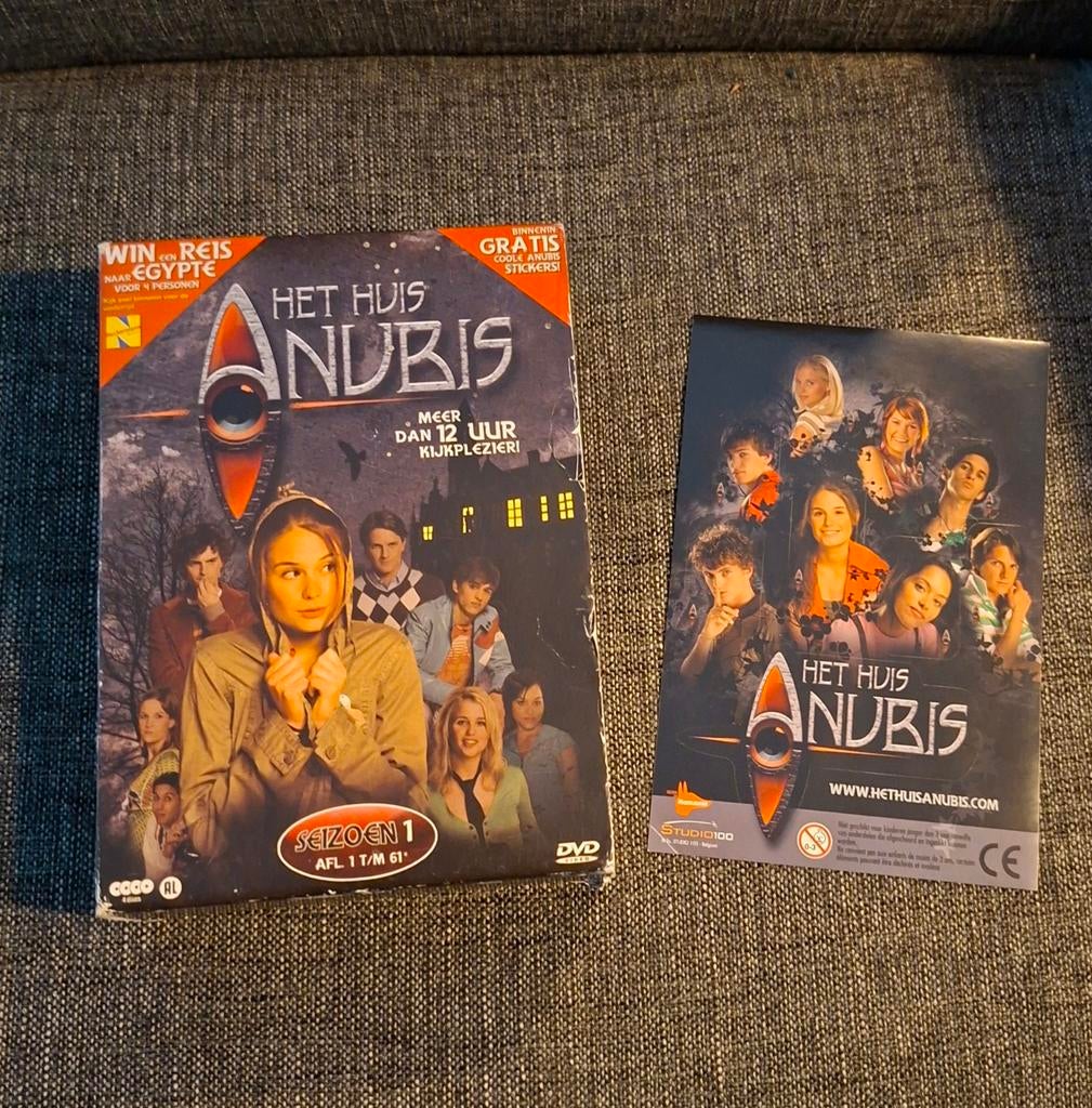 Het Huis Anubis seizoen 1 afl. 1 t/m 61 DVD-box - Studio 100, Ophalen of Verzenden, Boxset