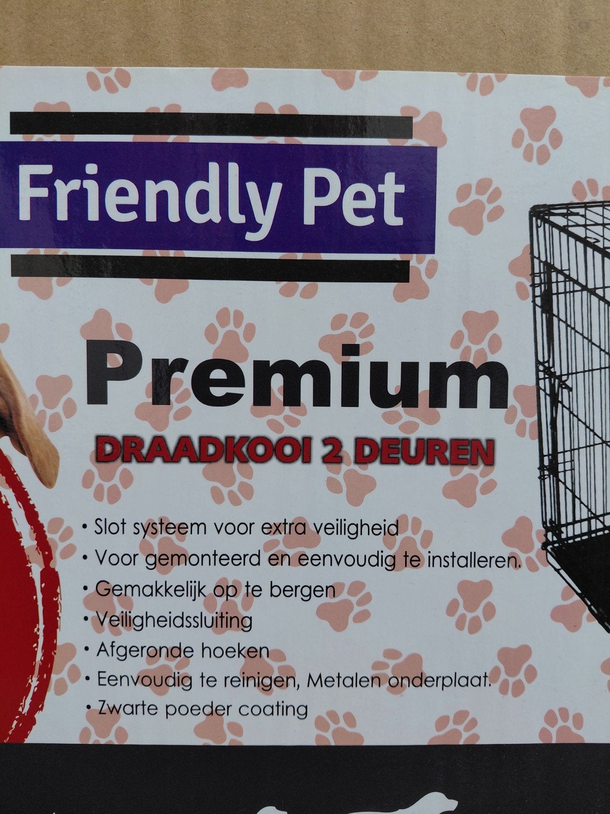 Hondenbench Maat L Friendly Pet, Ophalen, Zo goed als nieuw