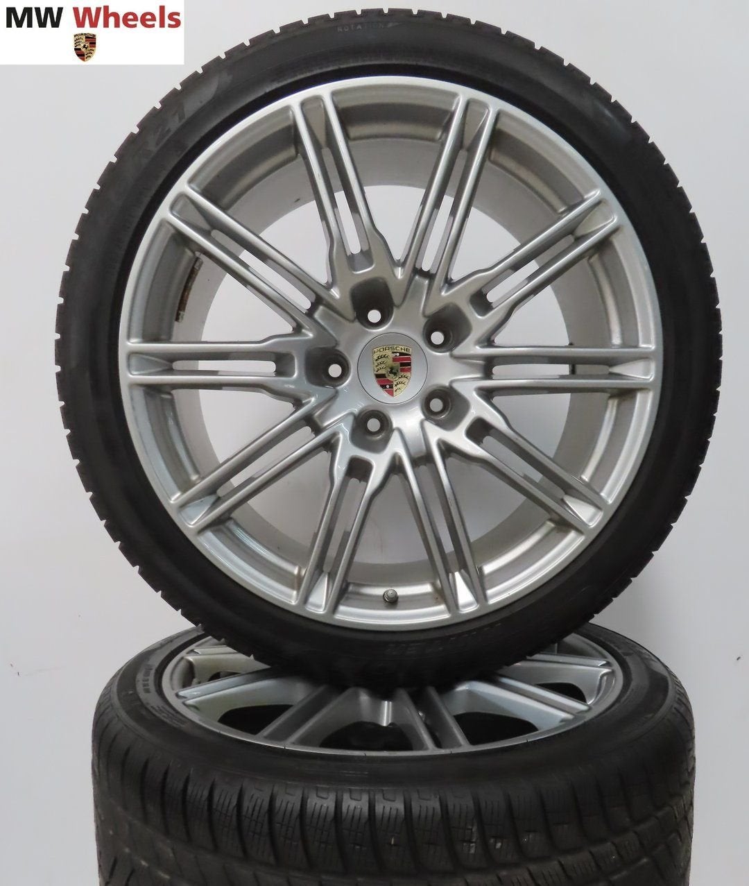Originele Porsche 21 inch Cayenne GTS velgen winterbanden, Auto-onderdelen, Banden en Velgen, Gebruikt, 295 mm, -, -