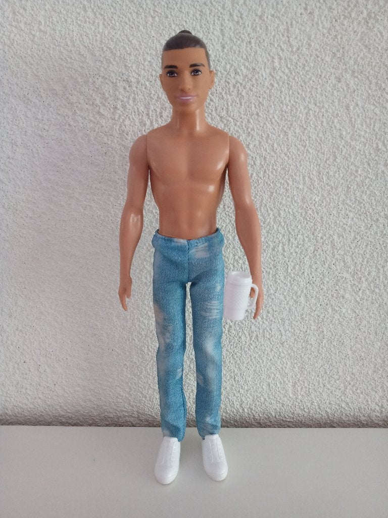 Barbie KEN Barista FXP03, Kinderen en Baby's, Ophalen of Verzenden, Gebruikt, Barbie