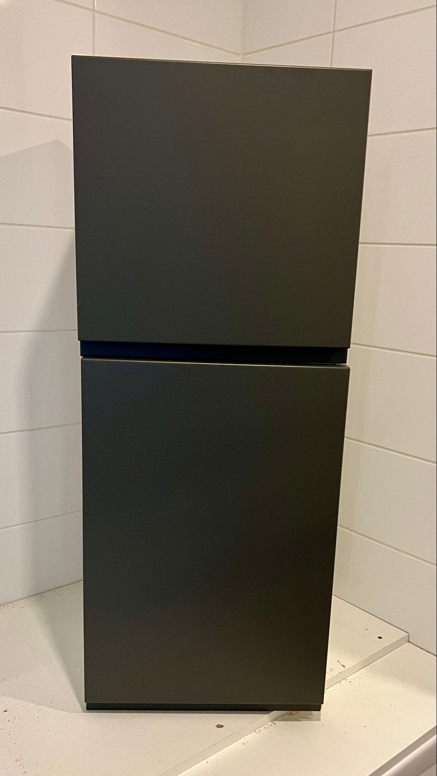 4x IKEA METOD Bovenkast met planken/2 deuren, wit/antraciet, Ophalen, Minder dan 50 cm, Gebruikt, 25 tot 50 cm