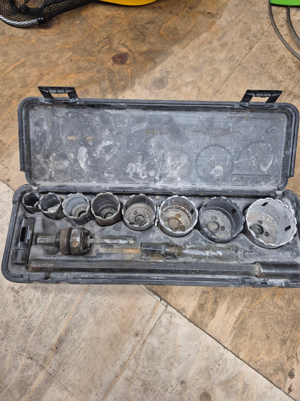 Gatenzaagset voor wandtegel - Morse Maintenance Hole Saw Kit, Ophalen of Verzenden, Gebruikt, Zaag, Overige merken