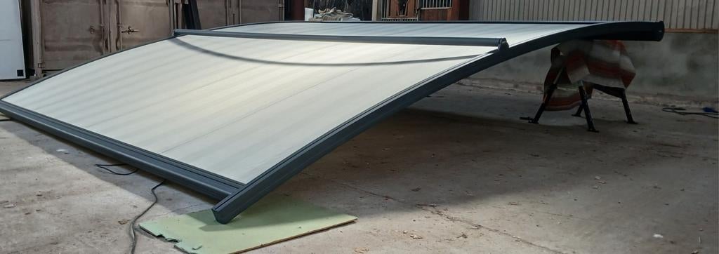 pergola zonnescherm warema P40 op staanders 440 x 500., Ophalen, 50 tot 100 cm, Minder dan 100 cm