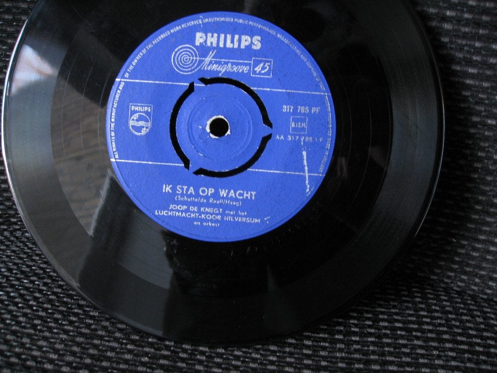 Joop de Knegt  – Ik Sta Op Wacht - nog zeven dagen 1957, Ophalen of Verzenden, Gebruikt, Pop, Single