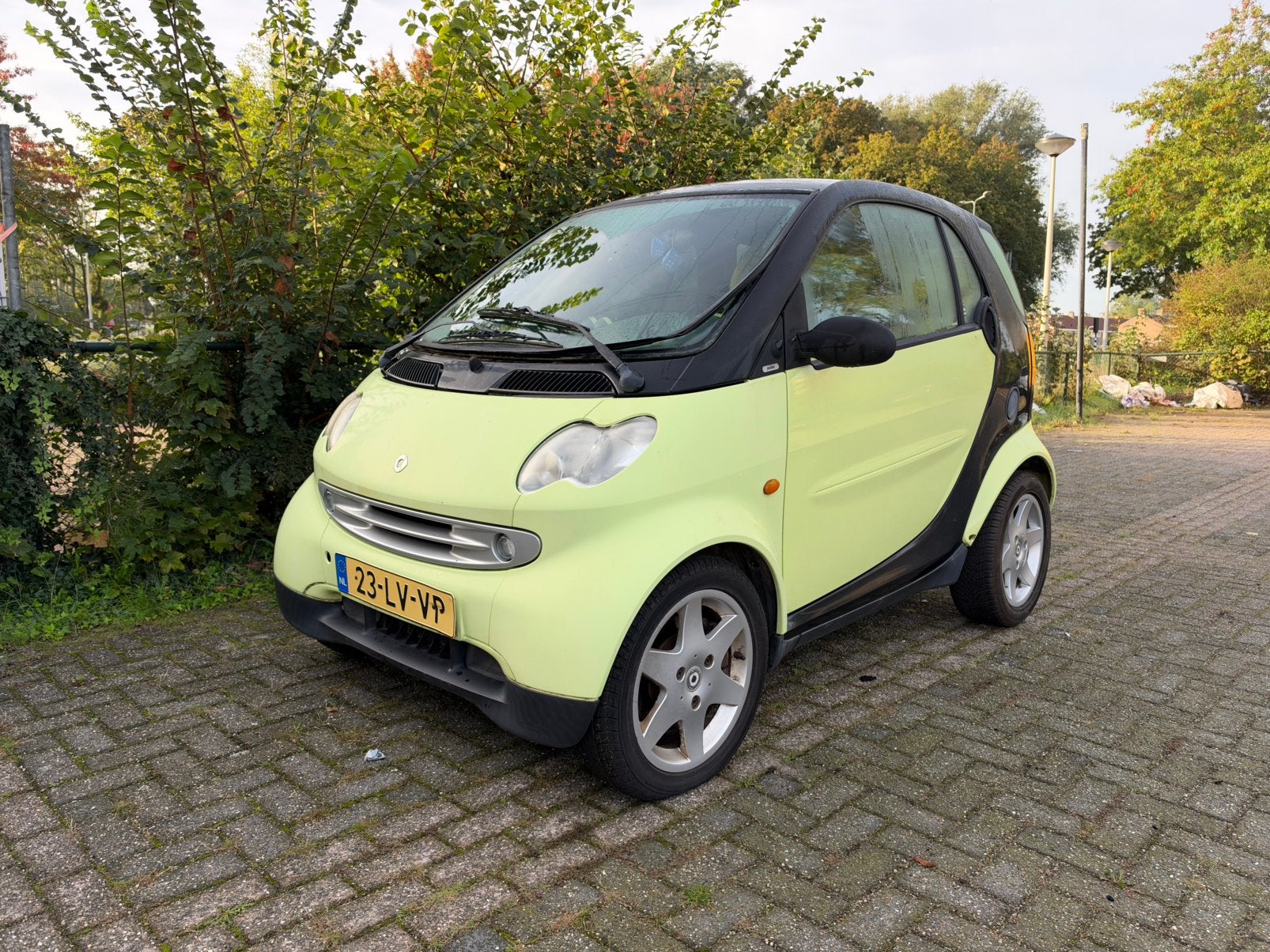 Smart 0.7 City Coupe 45KW 2003 Export of handel, Auto's, Achterwielaandrijving, 18 €/maand, 61 pk, Zwart
