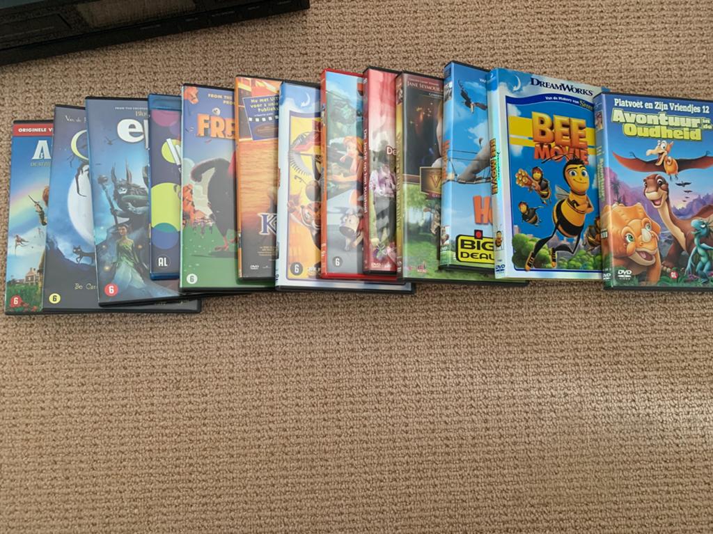Verschillende soorten dvd en blu-ray films, Cd's en Dvd's, Dvd's | Kinderen en Jeugd, Alle leeftijden, Ophalen, Gebruikt