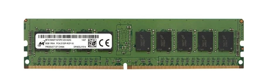Micron MTA18ASF1G72PZ 8GB DDR4-2133 RDIMM PC4-17000P-R, Computers en Software, Server, DDR4, Ophalen of Verzenden, Zo goed als nieuw