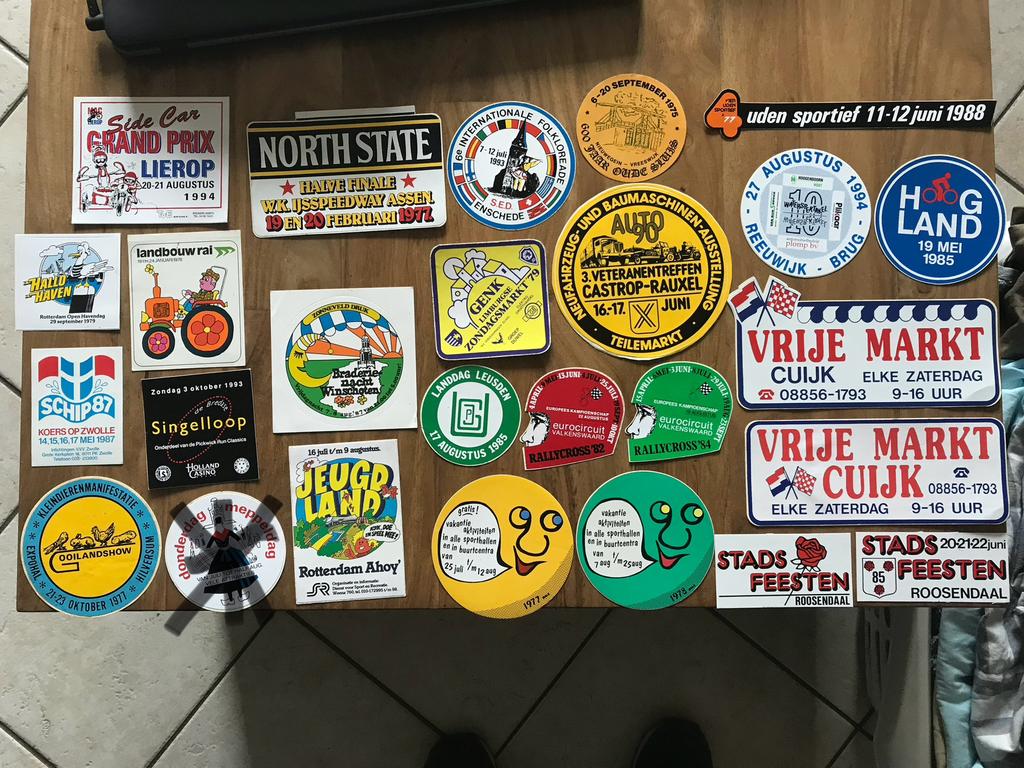 Stickers feesten en festivals, Ophalen of Verzenden, Zo goed als nieuw