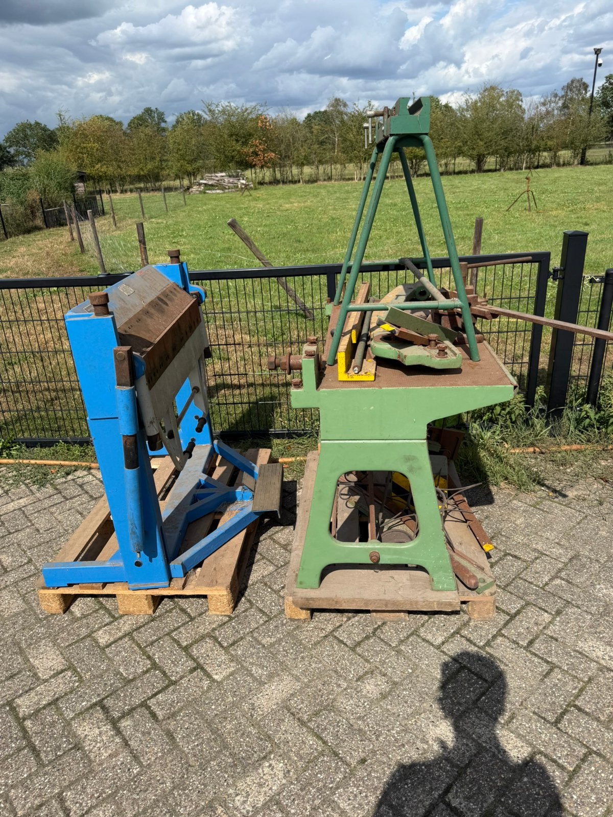 Zinken zet bank, Ophalen, Gebruikt