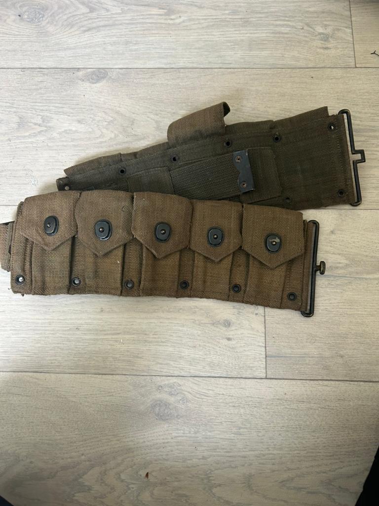 Us ww2 garand cartridge belt origineel, Ophalen of Verzenden, Landmacht, Amerika, Kleding of Schoenen