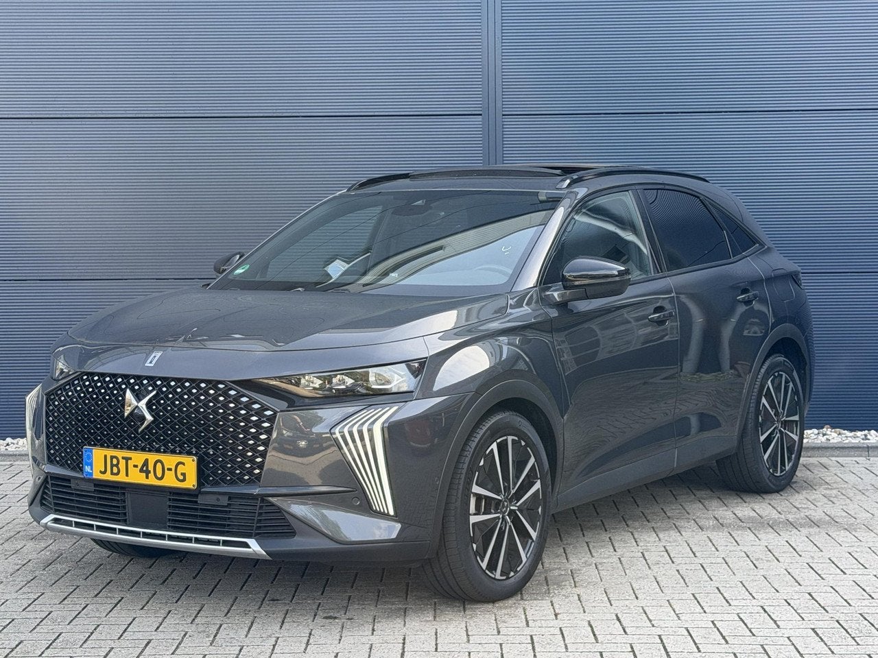DS DS 7 1.6 PHEV 300 4x4 Pallas Schuifkanteldak | Lederen be, Auto's, Automaat, Gebruikt, 4 cilinders, Leder en Stof
