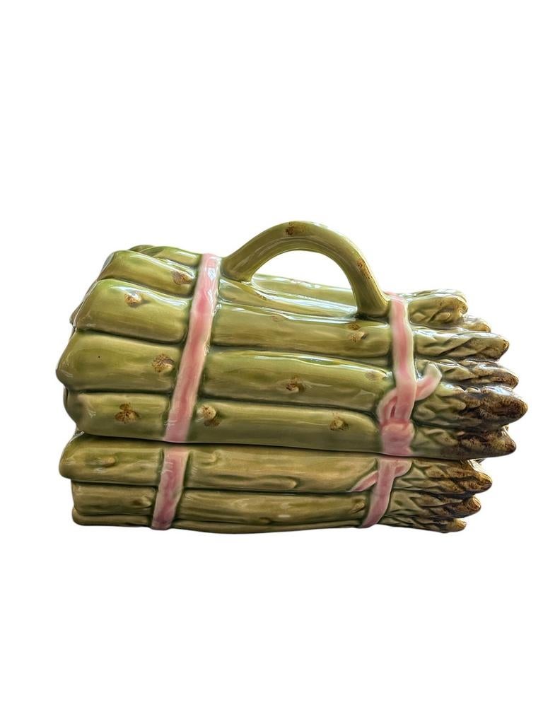 Bordalo Pinheiro vintage faience asperges terrine, Antiek en Kunst, Antiek | Keramiek en Aardewerk, Verzenden