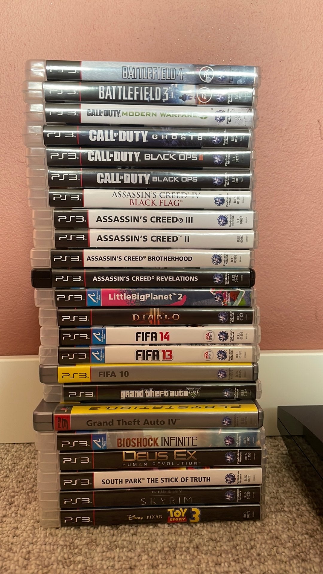 PlayStation 3 met games, Ophalen, Gebruikt, Overige genres, 3 spelers of meer