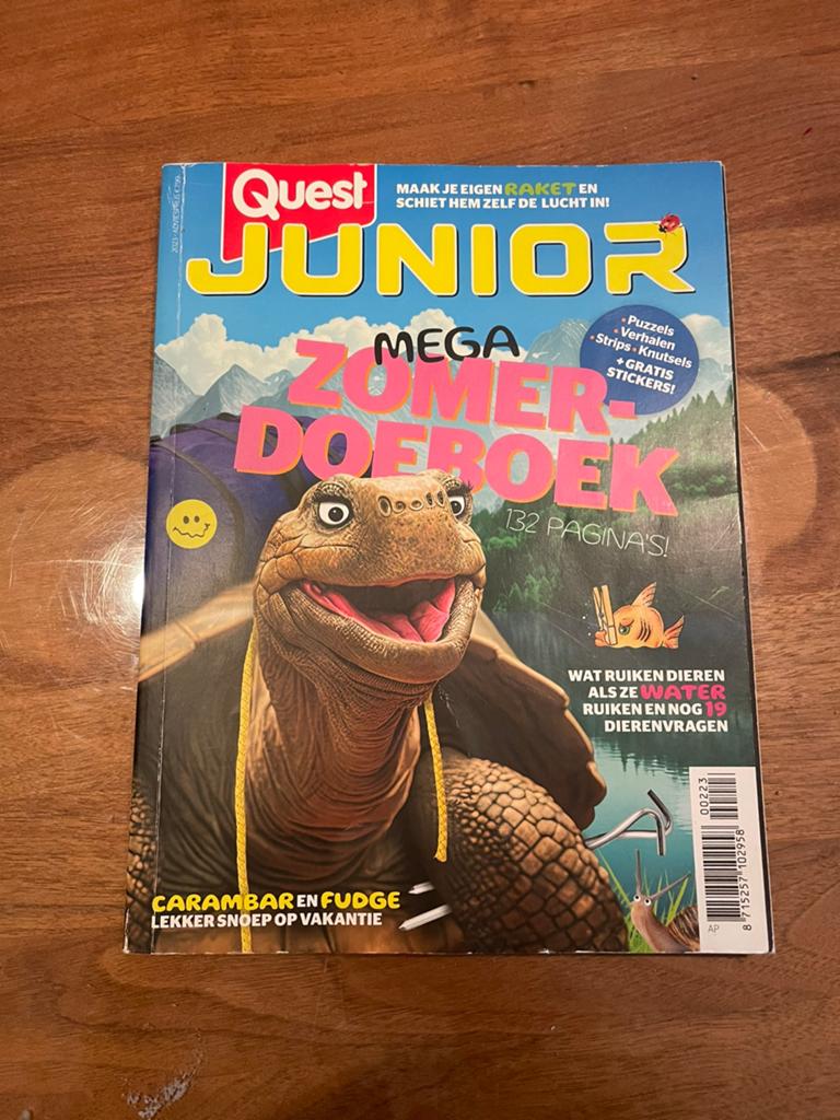 Junior Quest vakantie doeboek, Boeken, Ophalen of Verzenden, Zo goed als nieuw, Wetenschap en Natuur
