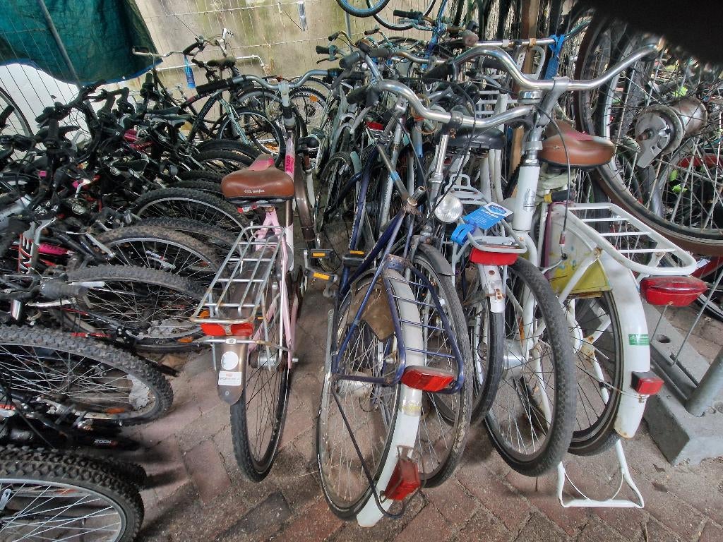 Partij heren/dames en kinderfietsen ongerepareerd, Fietsen en Brommers, Fietsen | Heren | Herenfietsen, Ophalen, Gebruikt, Overige merken