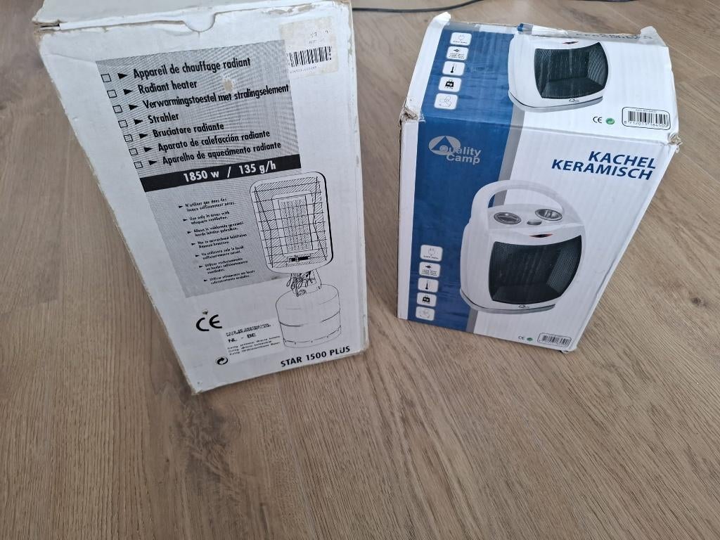 Kachels camping, Ophalen, Zo goed als nieuw