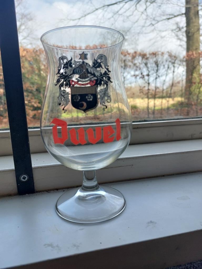 Duvel ned glas, Ophalen of Verzenden, Zo goed als nieuw, Glas of Glazen, Duvel