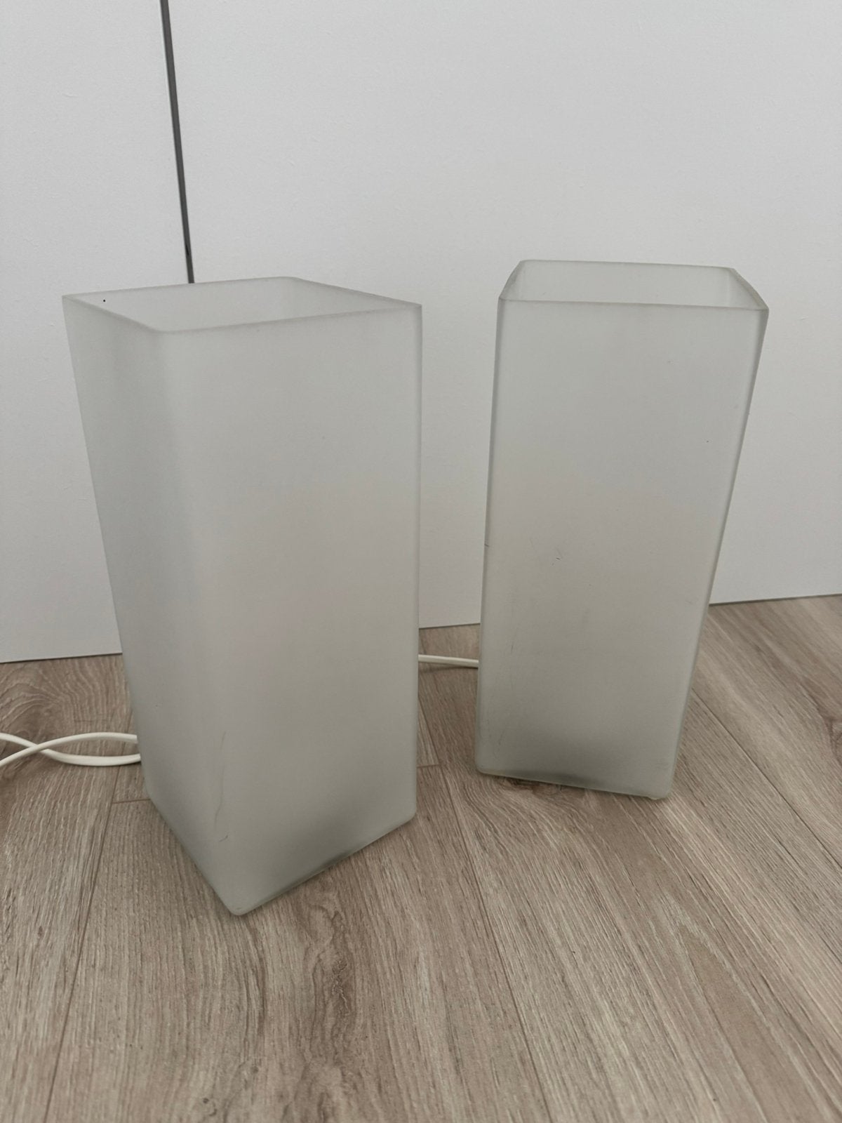 Set glazen Ikea lampen, Ophalen, Zo goed als nieuw, Overige kleuren, Glas