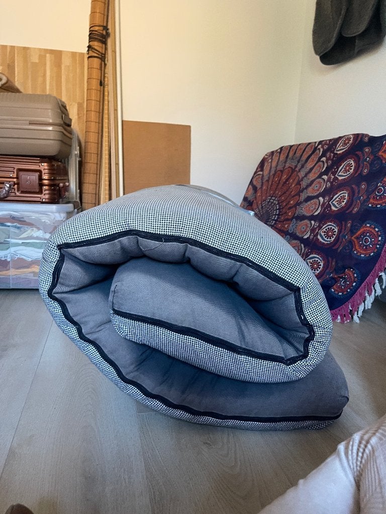Futon matras japan, Ophalen, Gebruikt, Tweepersoons, 140 cm