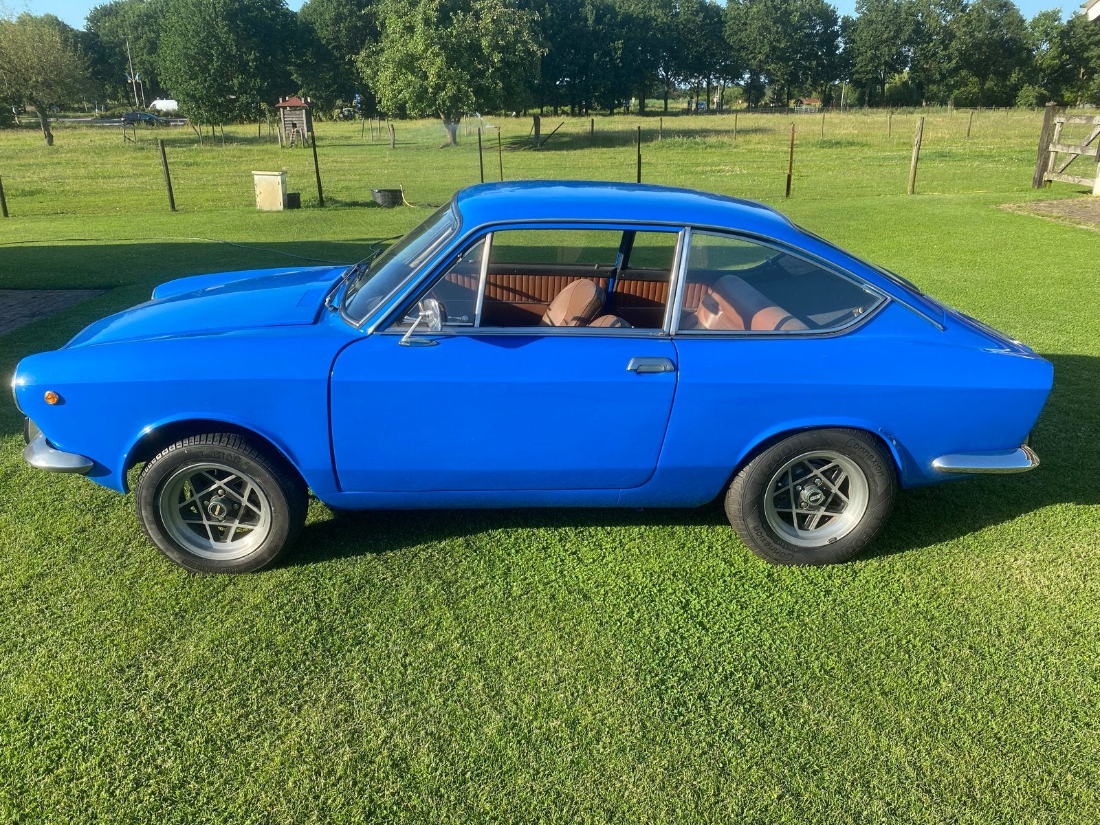 Fiat 850  Sport, 903 cc, 4 cilinders, Blauw, Origineel Nederlands