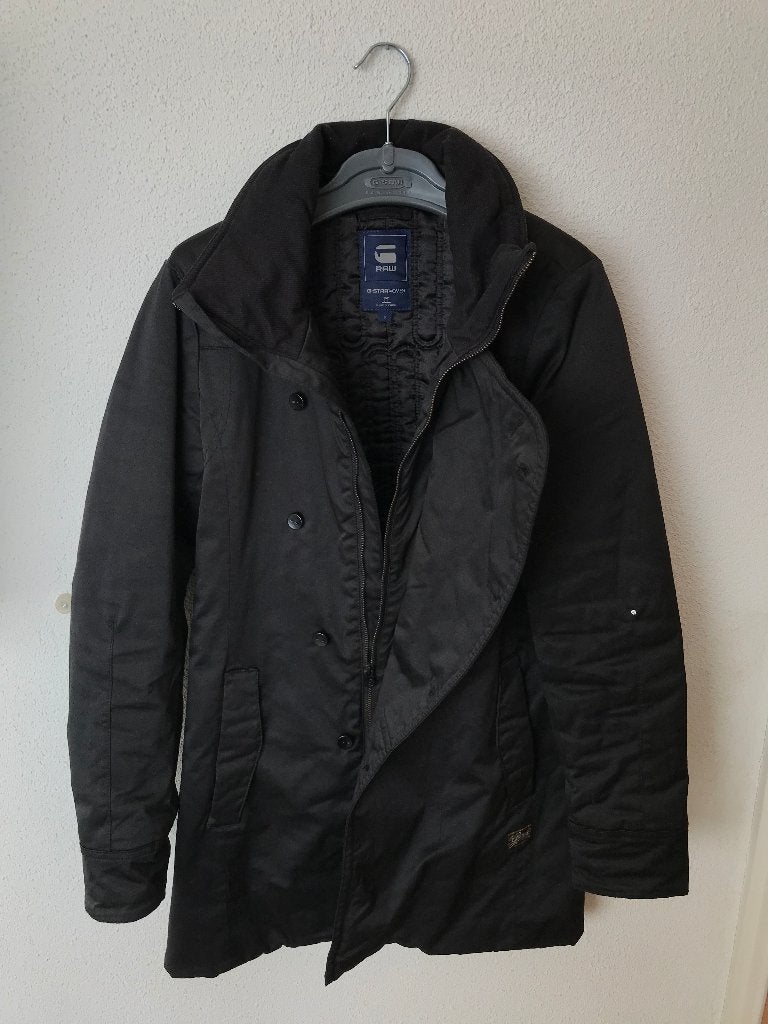 G-Star RAW Zwarte Jas - Maat S, Verzenden, Gedragen, Maat 36 (S), Zwart