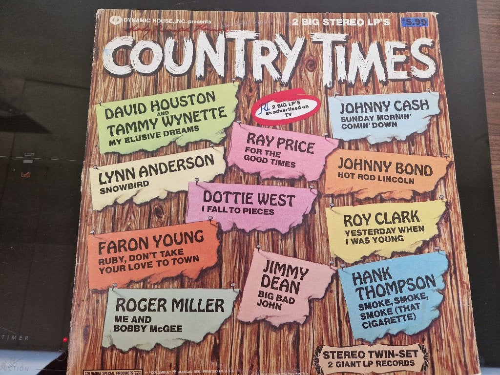 Country Times, Ophalen of Verzenden, 12 inch, Dubbel-LP, Zo goed als nieuw