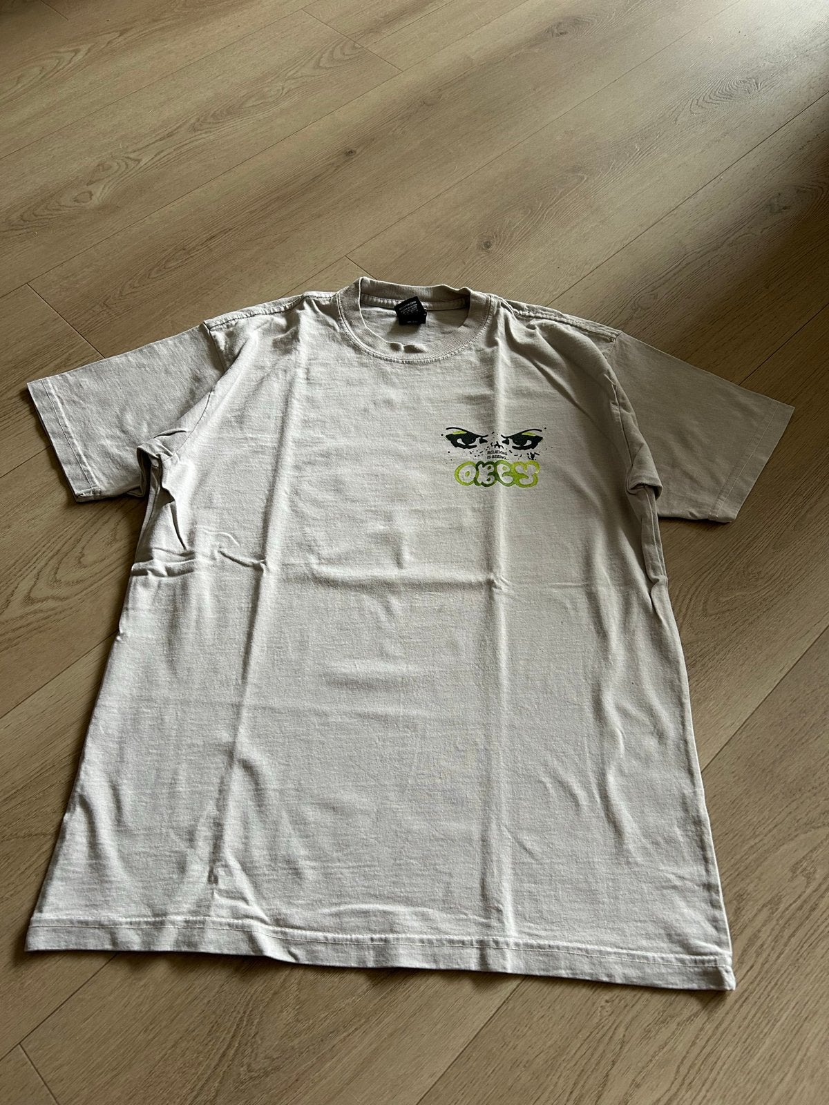 Obey T-shirt maat M, Ophalen, Gedragen, Maat 48/50 (M), Grijs