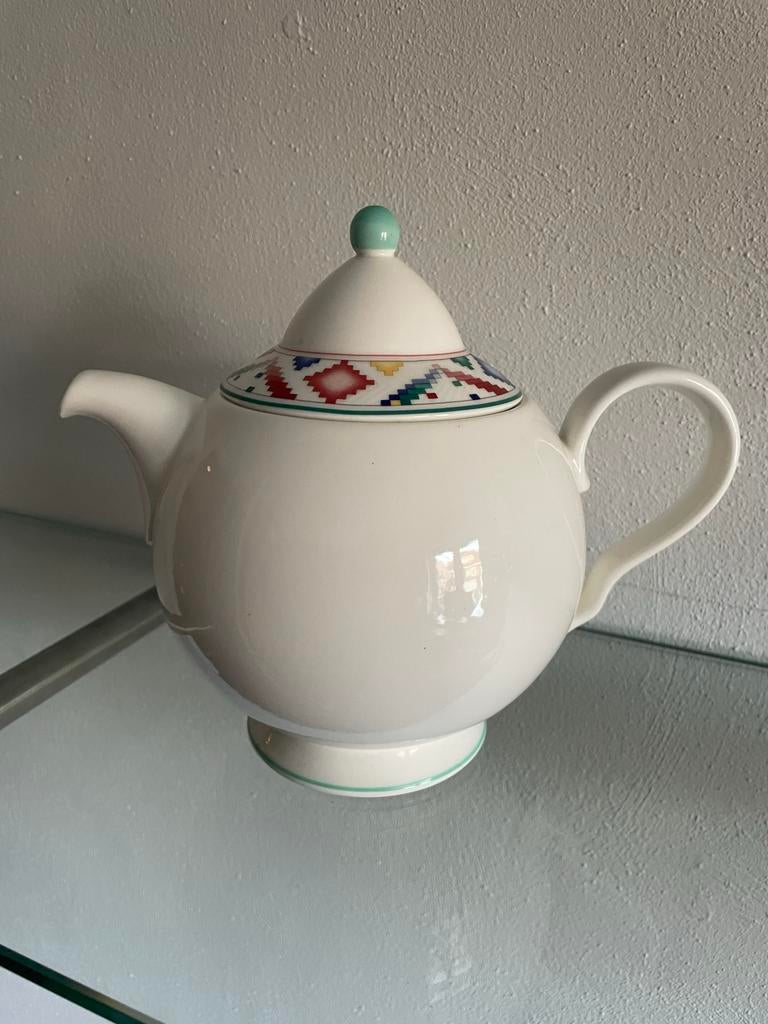 Villeroy & Boch "Indian Look" theepot, Gebruikt, Overige typen, Ophalen of Verzenden, Overige stijlen