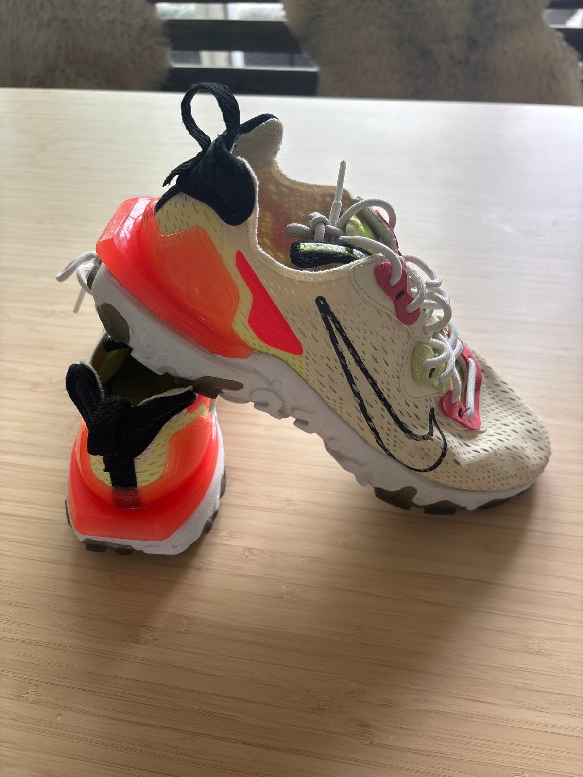 Nike React Vision sneakers - Maat 40 8,5, Ophalen of Verzenden, Gedragen, Overige kleuren, Sneakers of Gympen